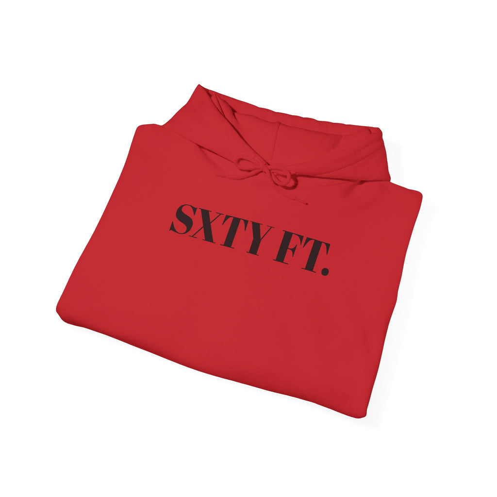 Hoodie - SXTY FT. Minimalist Logo Pullover Hoodie