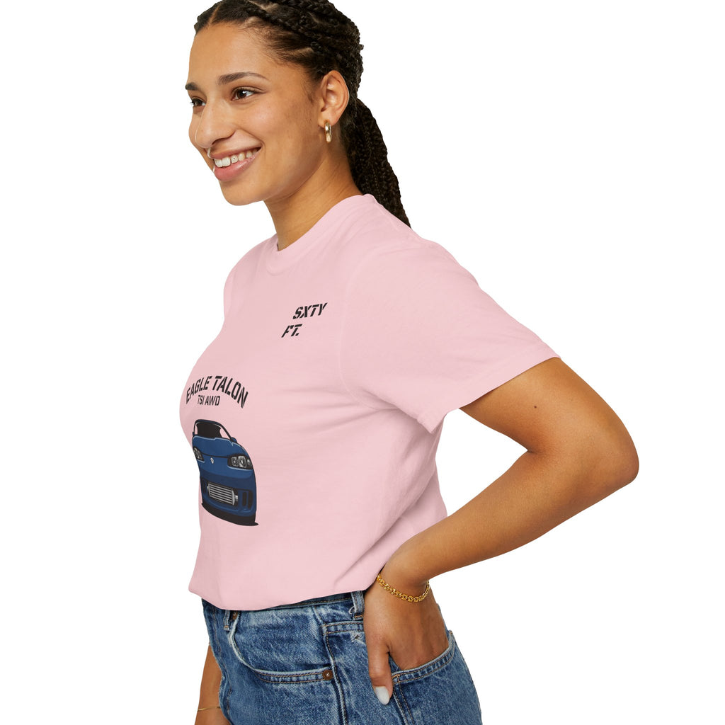 Eagle Talon Car Tee — Retro Blue Sports Coupe Graphic T-Shirt