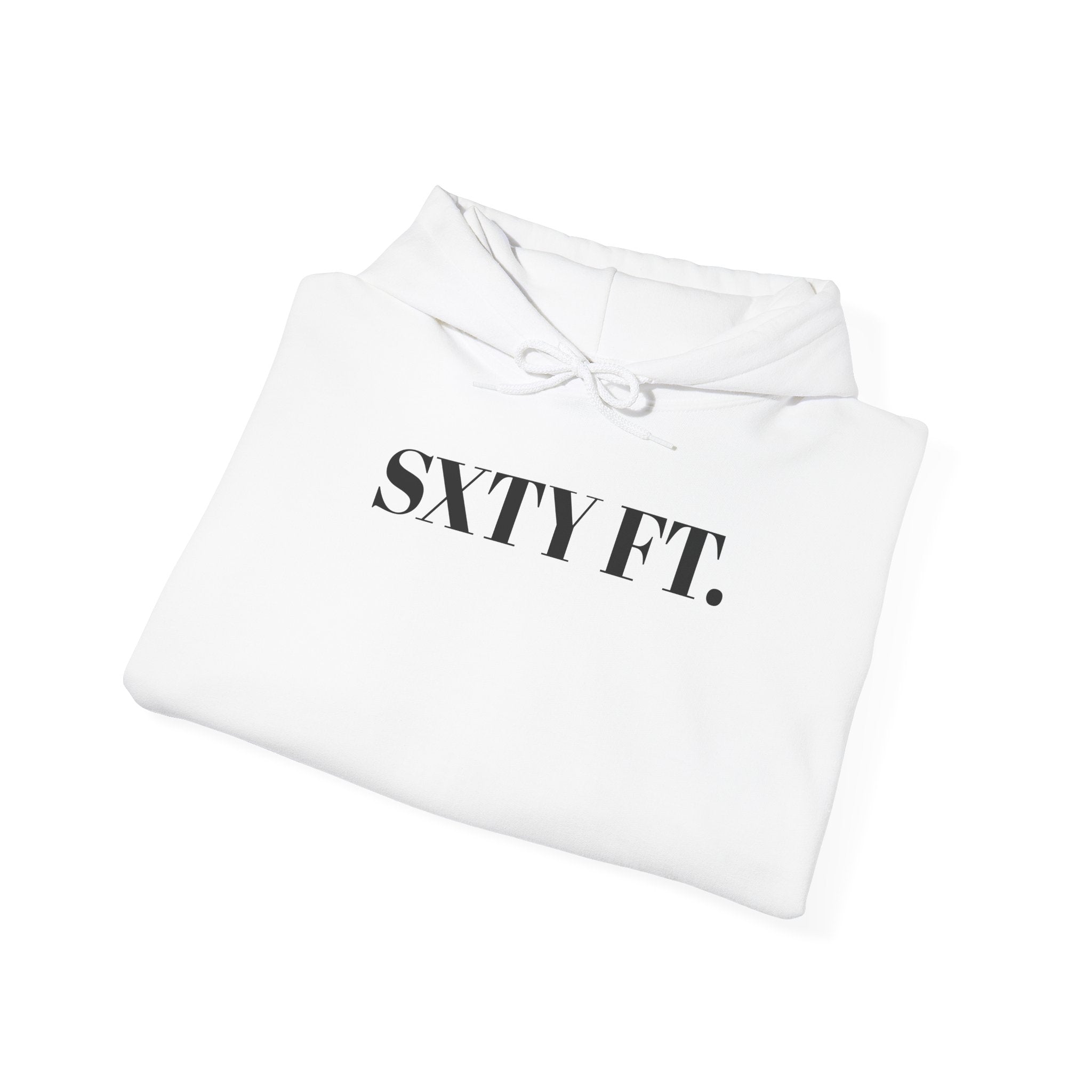 Hoodie - SXTY FT. Minimalist Logo Pullover Hoodie