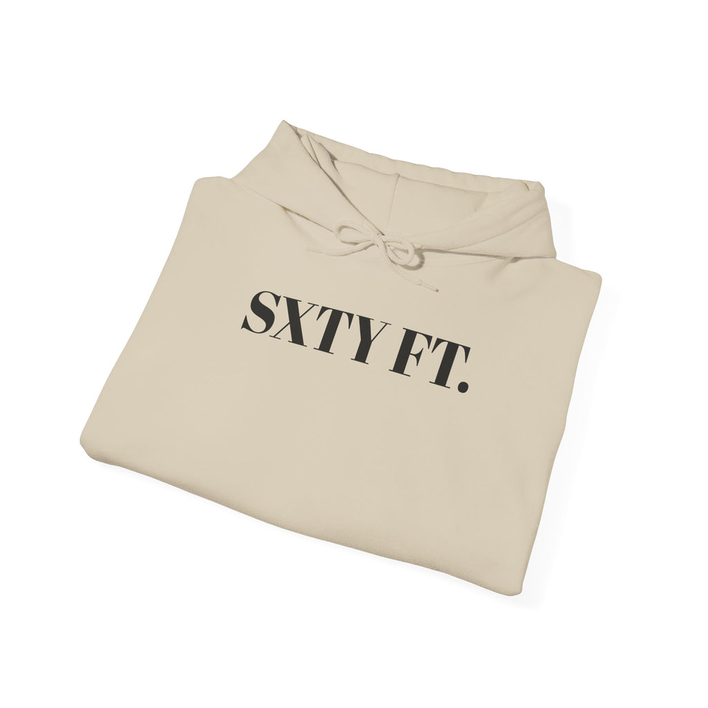 Hoodie - SXTY FT. Minimalist Logo Pullover Hoodie