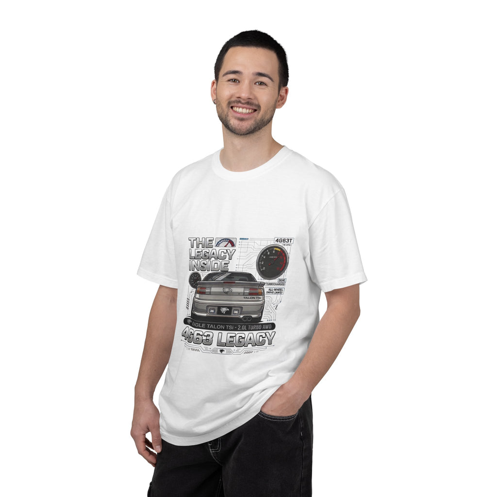 Legacy 4G63 T-Shirt — Retro Turbo JDM Car Graphic ("The Legacy Inside")