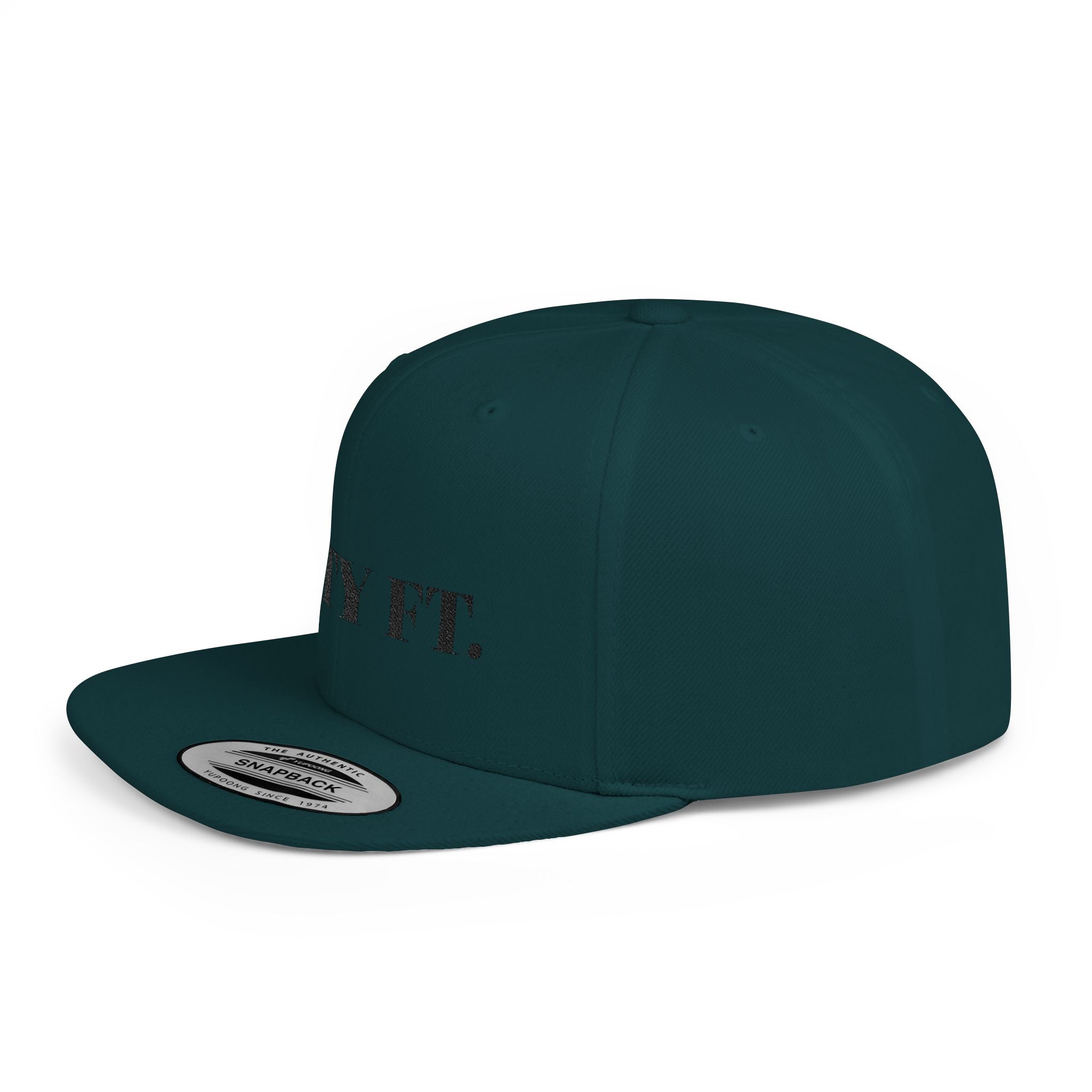 SXTY FT. Flat Bill Snapback Hat — Minimalist Streetwear Cap